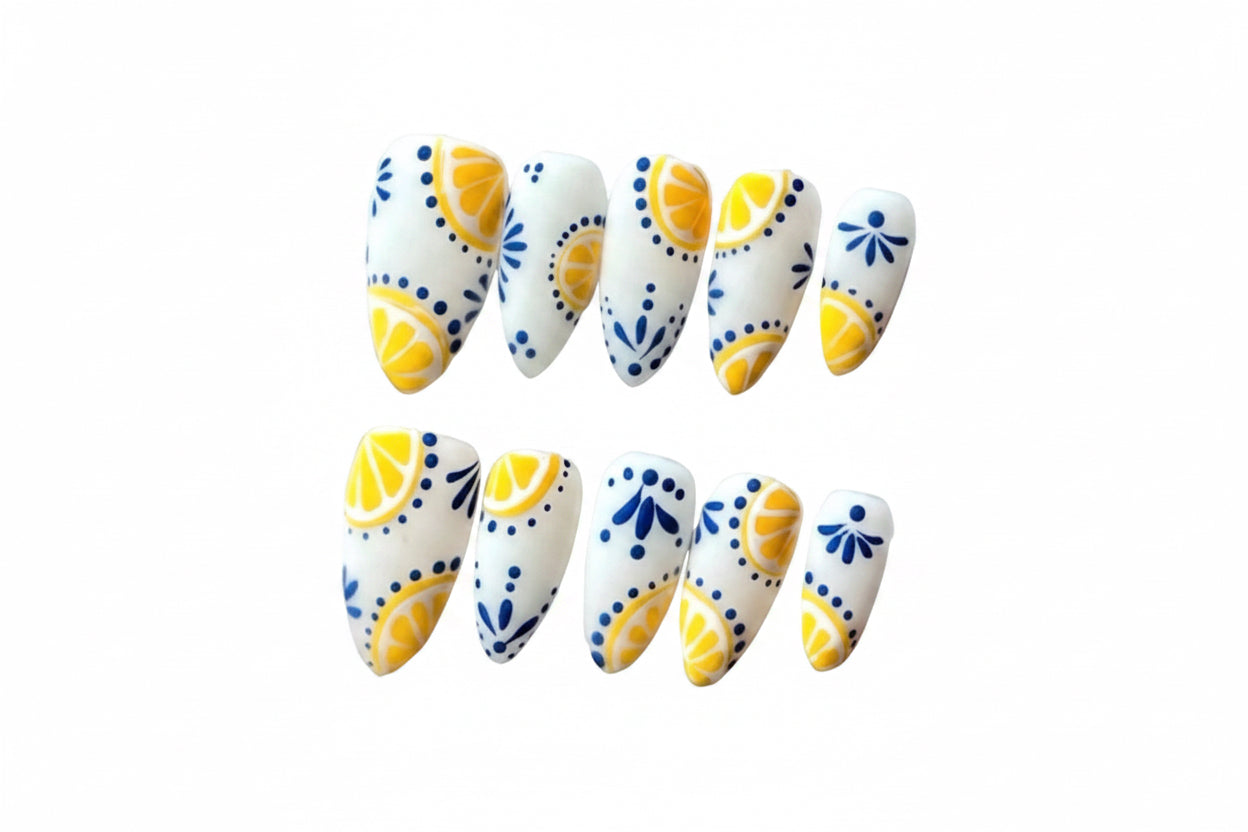 Lemon Bliss Press-On Nails