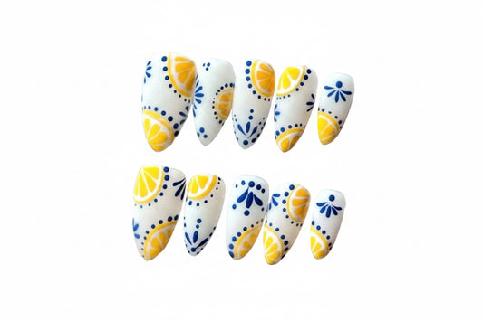 Lemon Bliss Press-On Nails