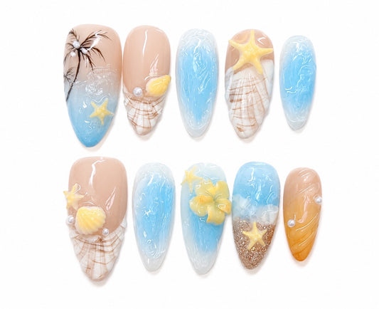 Reef & Shore - Press On Nails