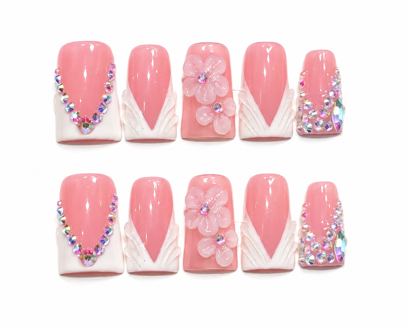 Jenny V - V French Press On Nails