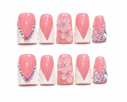 Jenny V - V French Press On Nails