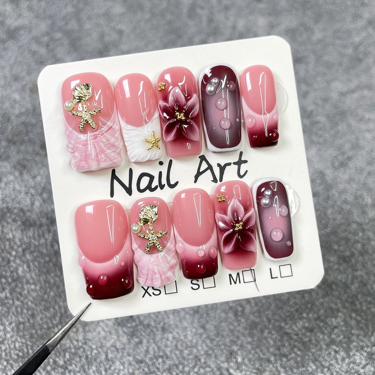Berry Tide Series Press-On Nails